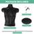 10 Pack Male Mannequin Torso with Stands and Hangers, Black Dress Form 5 thumbnail