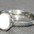 Natural White Opal Ring, Size 7.5 9 thumbnail