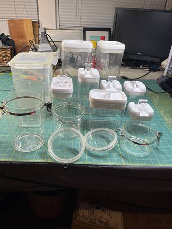 Clear Storage Containers (Pantry, Craft, etc) 1