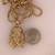 22" Yellow Gold 10K Box Chain Necklace and 10K Jesus Pendant 14.9G 3 thumbnail