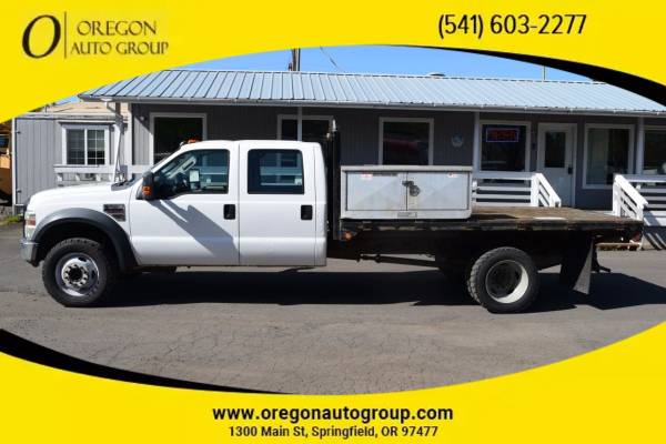 2008 Ford F550 12 Flatbed 12 Flatbed Diesel 4x4 4WD Truck 1