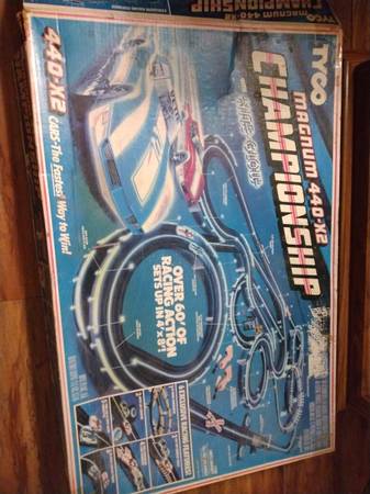 Vtg Tyco Magnum Championship Slot car Set 1