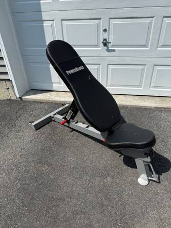 PowerBlock adjustable gym weight bench 1
