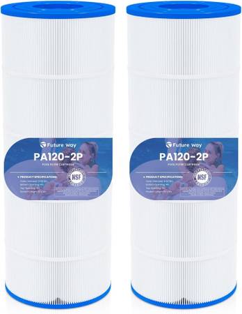 Pool Filter Cartridge Replacement for Hayward Star Clear Plus C1200, 2 1