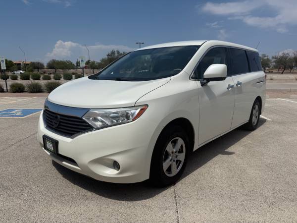 2015 Nissan Quest 3.5 SV - White over Gray  - 1-Owner - $10,99963470595022209121