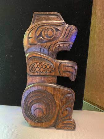 First Nations Pacific Northwest Coast BEAR by Herman Bee10 inch Tall 1