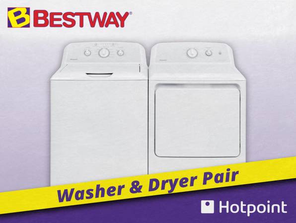NEW Washer & Dryer Pair - Delivered 1