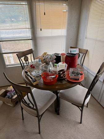 Table & Chair (4) Set 1