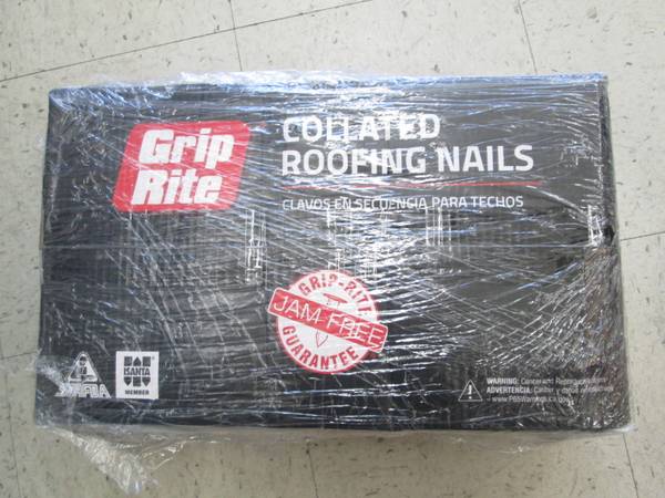 Grip-Rite 1-1/4" 15° Electrogalvanized Coil Roofing Nails 7,200-Pack 1