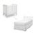 Delta Children Classic mini crib - Bianca white 6 thumbnail