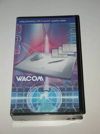 Using Adobe Photoshop with a Wacom Graphics Tablet - VHS - NEW 1