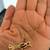 Yellow Gold Necklace with Beautiful Bird Pendant in Gold & Natural Sto 5 thumbnail
