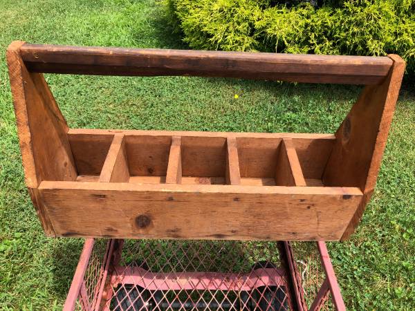 Wooden Vintage Tool Carrier 1