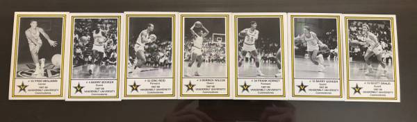 1987-88 Vanderbilt University Basketball cards 1