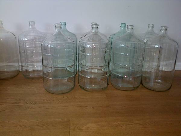 GLASS CARBOYS 1