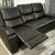Manilla Reclining Sofa, Brown Leather Gel, Clearance, New in box 1 thumbnail