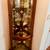 Curio Knick-Knack curved glass display cabinet 6.5 ft High  Mirrored 9 thumbnail