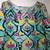 SOYBU Size Medium Multicolored Paisley A-line Dress 3 thumbnail