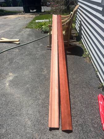 Cherry Crown Molding four   8' Pieces   New 1