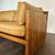 1970s california modern oak leather sofa 7 thumbnail