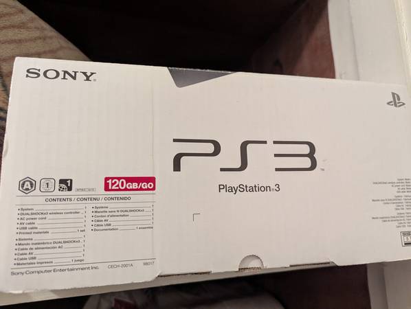 Playstation 3 Console, steering wheel, and games combo 1