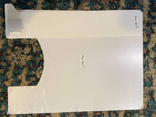 Plexiglass Shield Barrier Sneeze/Food Guard - Desk/Tabletop Divider 23 1