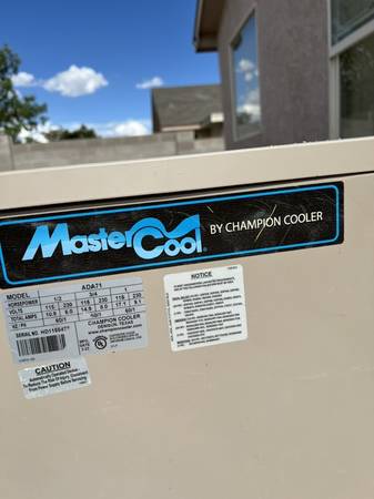 MasterCool Evap Cooler 1