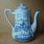 Johnson Bros. Tulip Time coffeepot blue on blue 2 thumbnail