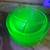 Vintage ANKOR HOCKING 3 section uranium glass plates.(9) 1 thumbnail