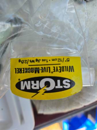 Storm wildeye live mackerel with hooks 1