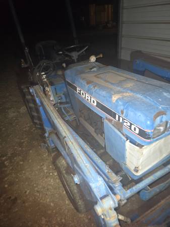 Mini ford compact tractor with implements 1