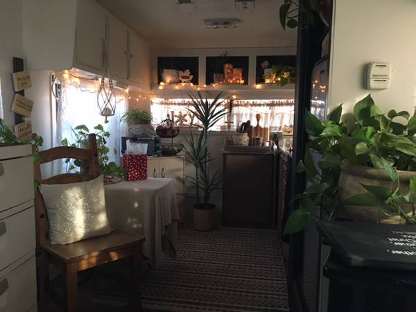 32’ RV (shaded) unfurnished 1 bedroom for rent $900/mo. 1