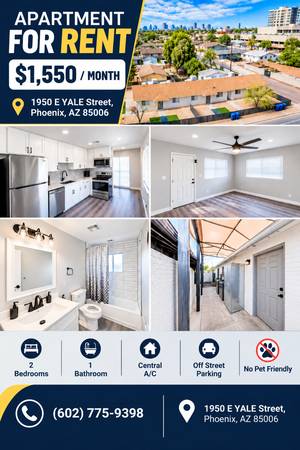 Remodeled 2 bed 1 bath 1