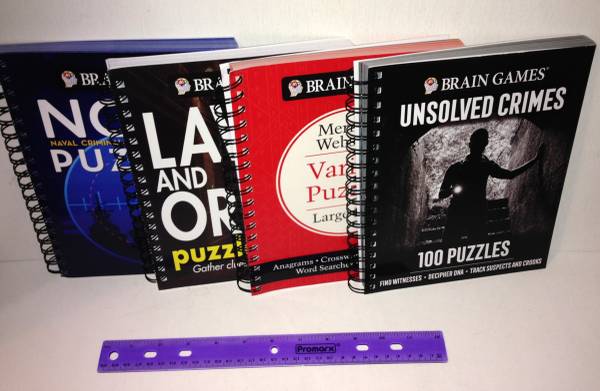 Brain Games 4 Different Available (Each 160 Pages)__ New 1