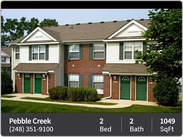 $1,275 / 2br - 1049ft2 - Let us help you find your next home! Check out this 2 bed, 2 bath! (Southfield)63926724964994121