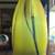 Reed Teardrop-shaped Handblown Glass Light Pendant, Grn w/Metal Accent 3 thumbnail
