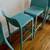 4 Ezpeleta “Attic” Bar Stools in Aquamarine — Spanish Design 7 thumbnail