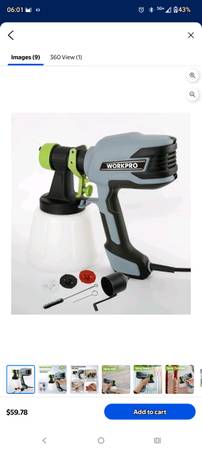 WorkPro PLUS - HVLP Electric Paint Sprayer VN-2234 1
