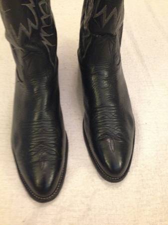 Size 11 Nocona Classic Black Western Boots 1