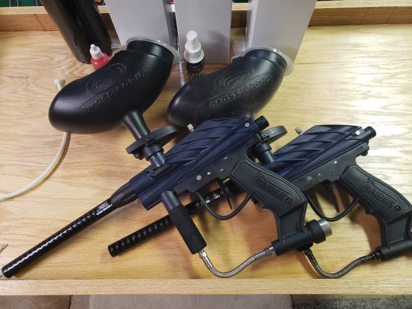 Paintball equipment 1