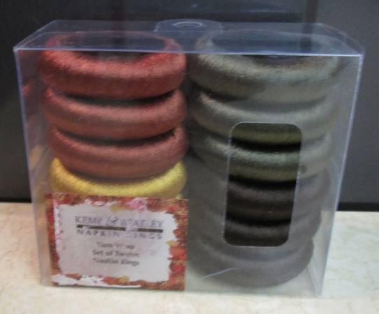 12 Napkin Rings--NEW 1