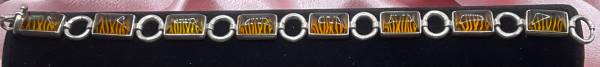 Sterling Silver & Amber 8” Poland V8 Bracelet 1