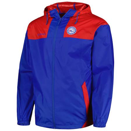 Philadelphia 76ers Columbia Omni-Shade Full-Zip Hoodie Big & Tall - XL 1