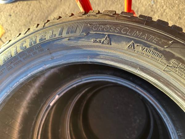 Set of All Weather 17” Michelin Tires 215/50R17 - $60063471176540547123