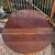 Antique Victorian 48" round dining table with leaves 8 thumbnail