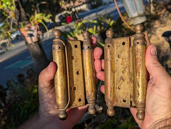 BOOMER pair DOOR DOUBLE SPRING HINGE s 1