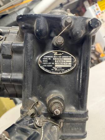 Bendix-Stromberg PD-12F5 Aircraft Pressure Injection Carburetor – Vintage –  1