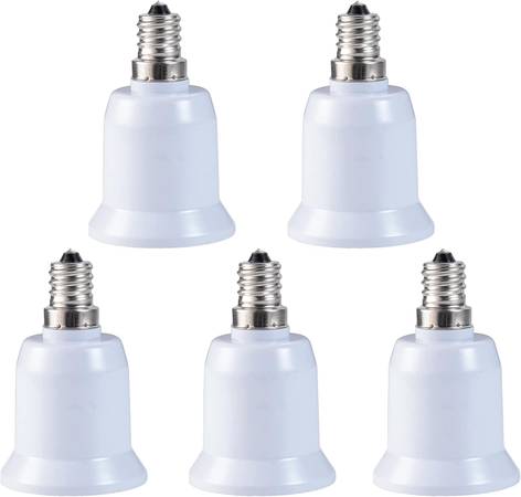 E11 to E26/E27 Light Sockets, Bulb adapter -  5 pack 1