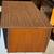 Vintage Executive Mid Mod Desk Mid Century Modern with Finished Back 11 thumbnail