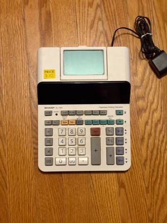 Sharp Paperless Printing Calculator 1